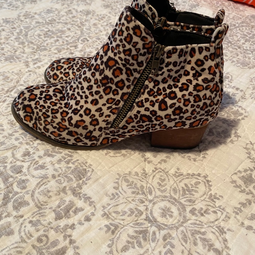 Leopard Booties